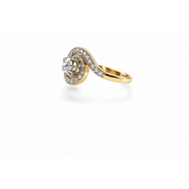 La Valse Éternelle – Bague Tourbillon Diamants Belle Époque 1905-1910