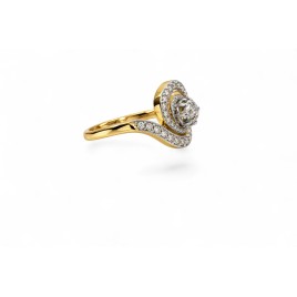 La Valse Éternelle – Bague Tourbillon Diamants Belle Époque 1905-1910
