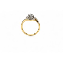 La Valse Éternelle – Bague Tourbillon Diamants Belle Époque 1905-1910